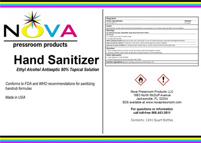76913-615-02 - ethanol Sanitizer Label (outer)